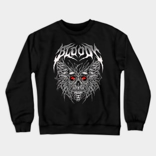 devil butterfly heavy metal Crewneck Sweatshirt